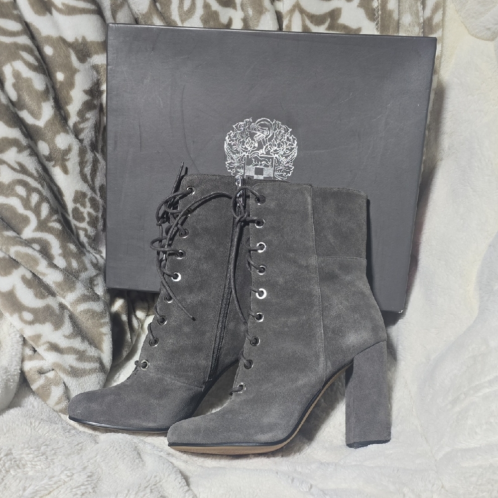 NIOB Vince Camuto Teisha Lace-Up Boots